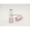 Pálida rosa aluminio redonda lápiz labial tubo contenedor E139, taza tamaño 12.1/12.7,Custom colores